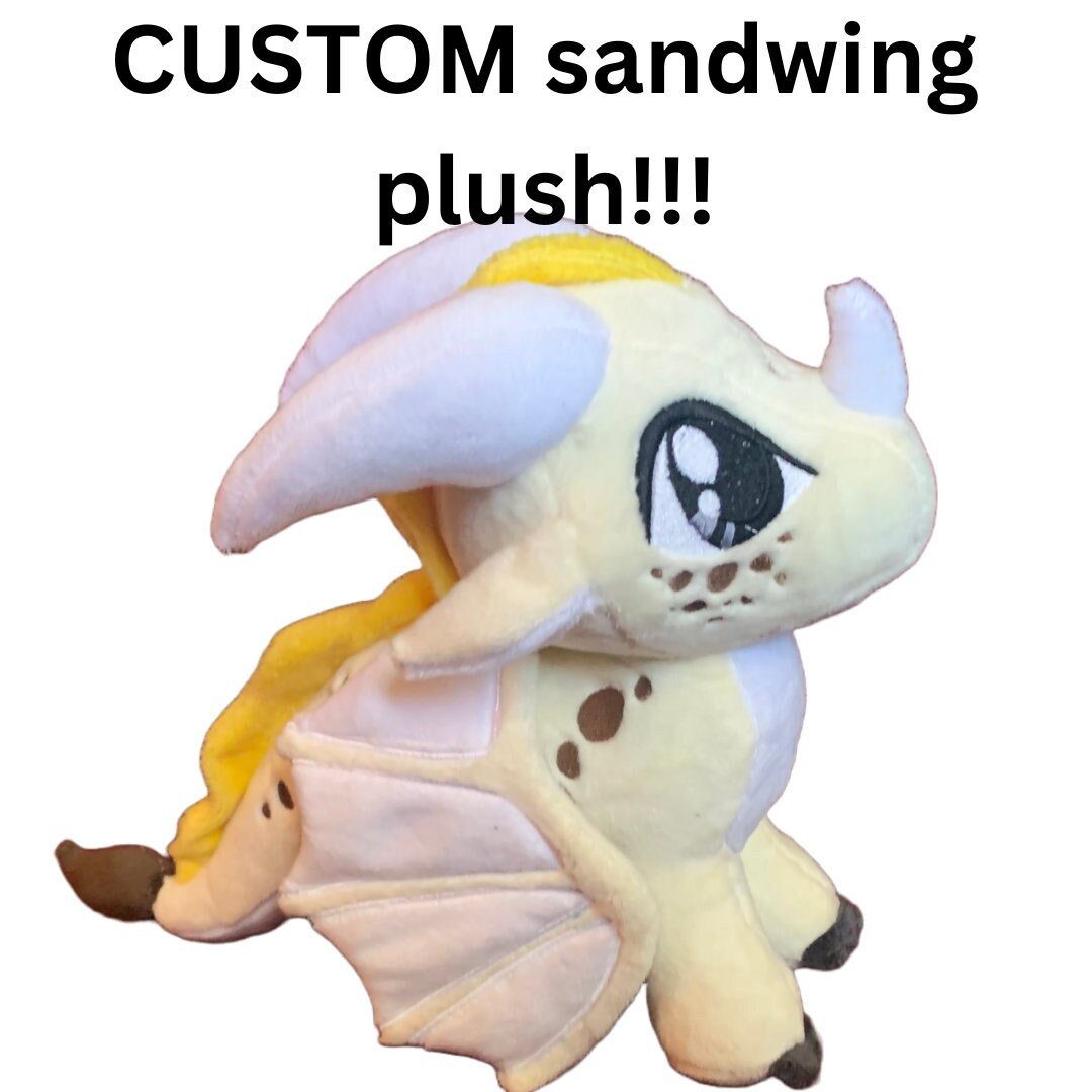 Handmade Wings Of Fire Sandwing Dragon Plush Etsy