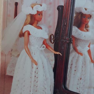 barbie with white dress and red hearts Loving Heart Barbie