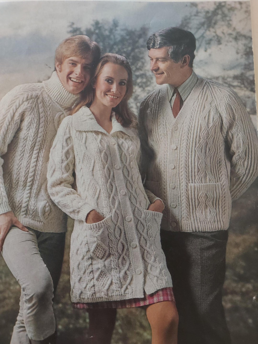 Sirdar Aran Knitting Book Patterns From the 1960's Etsy