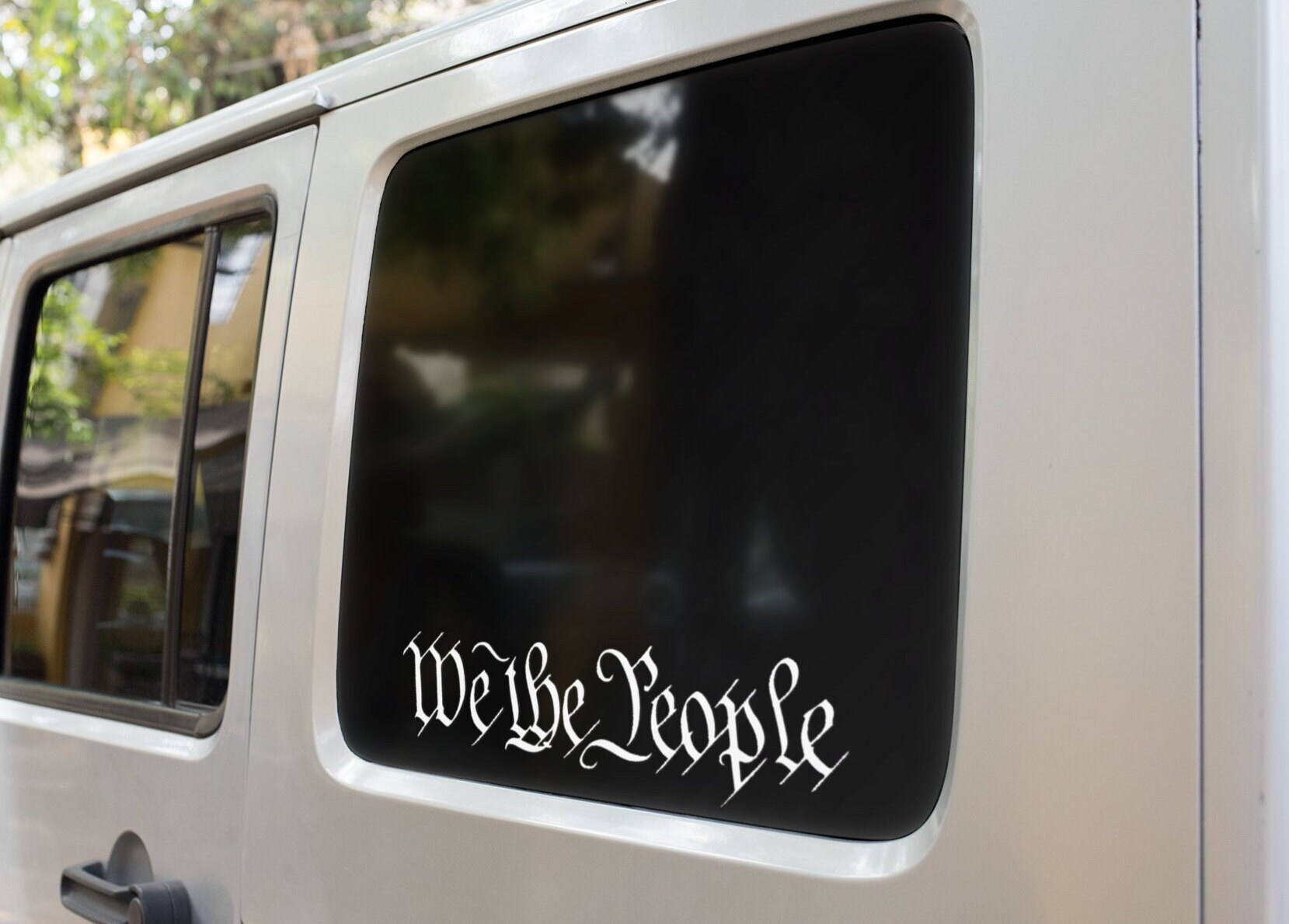 Purchase A We The People Sticker For Your Truck...