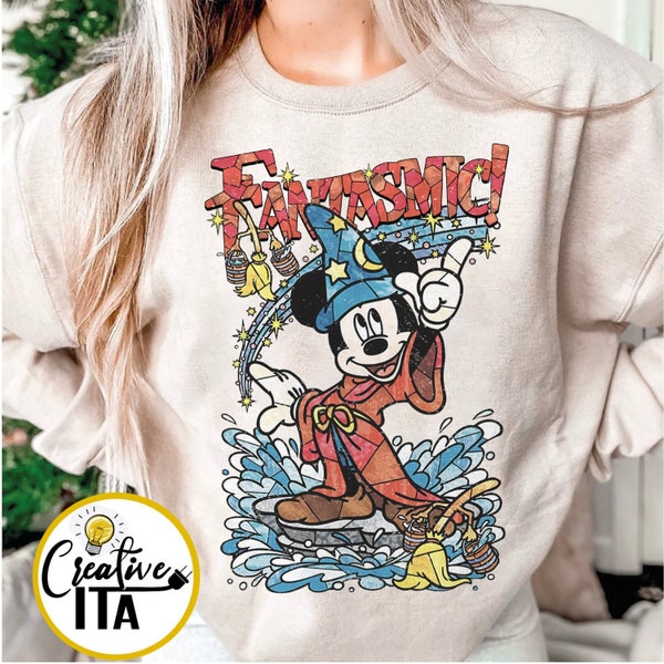 Disney Fantasmic Sorcerer Mickey Stay Magical Shirt, Disney fantasia shirt, Disney Hollywood Studios, Disney world Disneyland Trip Shirts