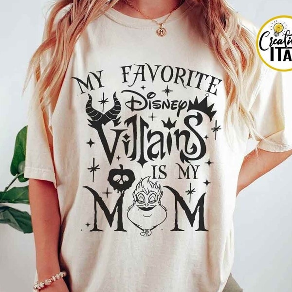 My Favorite Disney Villains is My Mom Shirt, Disney Mother's Day Shirt, Female Villains Mom Gifts, WDW Disneyland Girl Trip Bad Witches Club