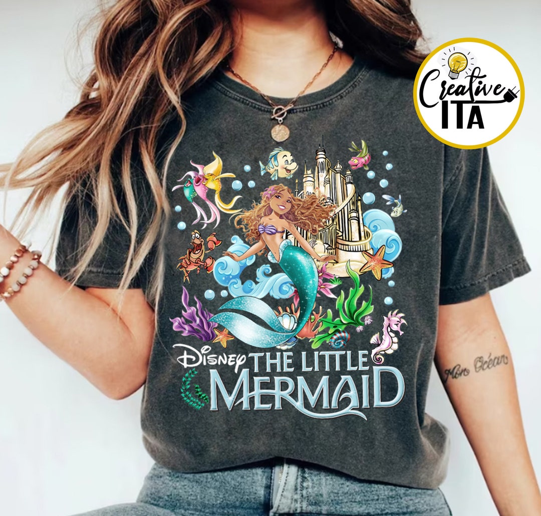 Disney the Little Mermaid Shirt, Black Girl Magic Shirt, Black Queen