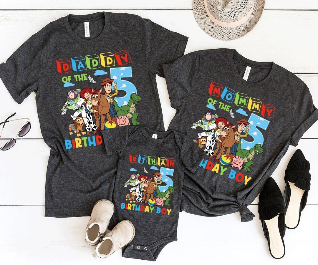 Personalized Disney Family Toy Story Birthday Shirt, Disney Pixar Toy