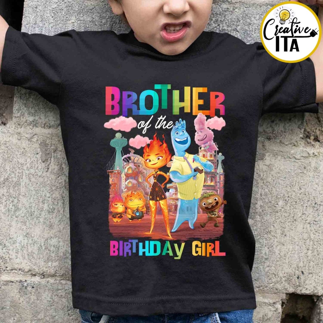 Personalized Disney Elemental Birthday Shirt