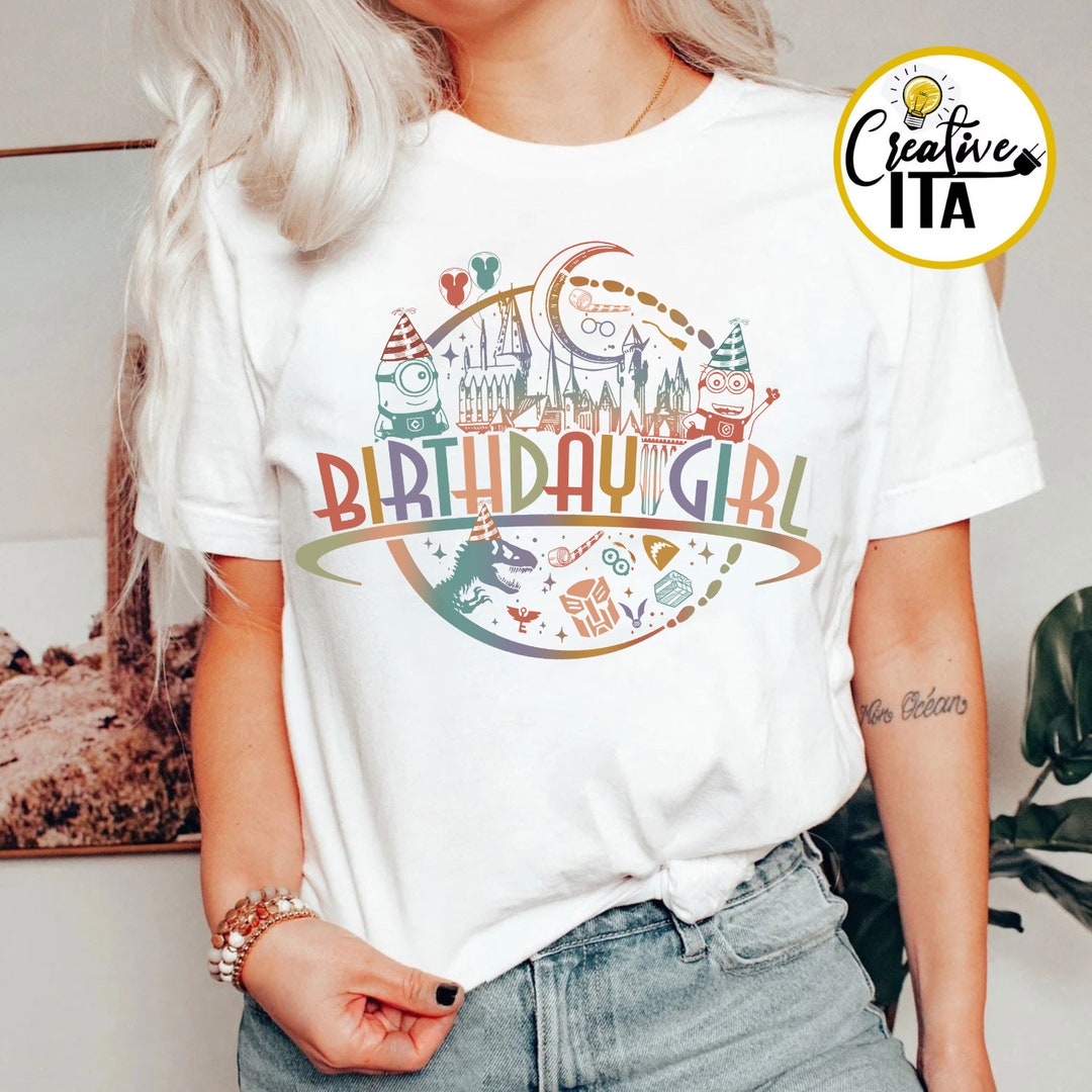 Universal Studios Birthday Shirt, Birthday Girl/boy/squad Tee, Family