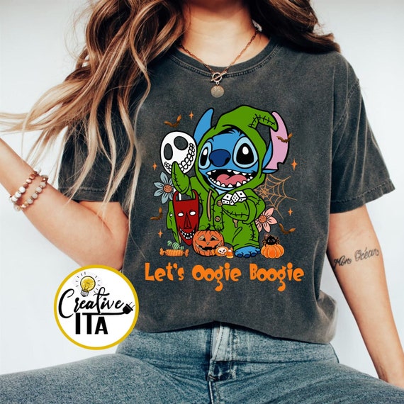 Stitch Let's Oogie Boogie Halloween shirt, Stitch Halloween shirt, Disneyland Halloween party 2023 shirt, Oogie Boogie Bash shirt