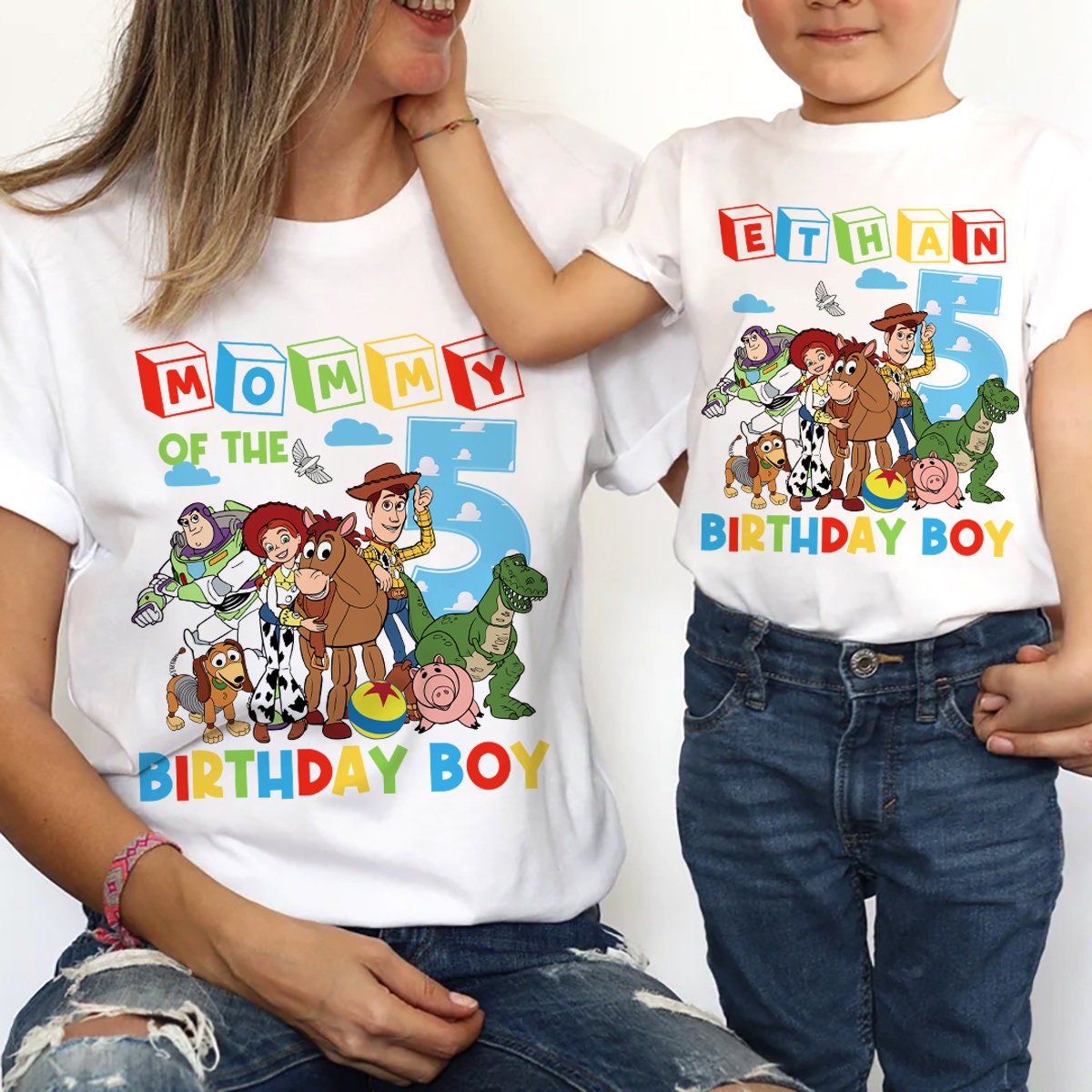 Personalized Disney Family Toy Story Birthday Shirt