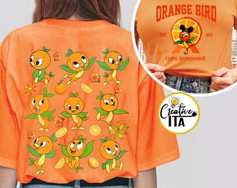 Disney Orange Bird Shirt, Disney Epcot Flower & Garden Festival Shirt, Orange Bird Flower Festival Shirt, Epcot Shirt, Orange Bird Sunshine