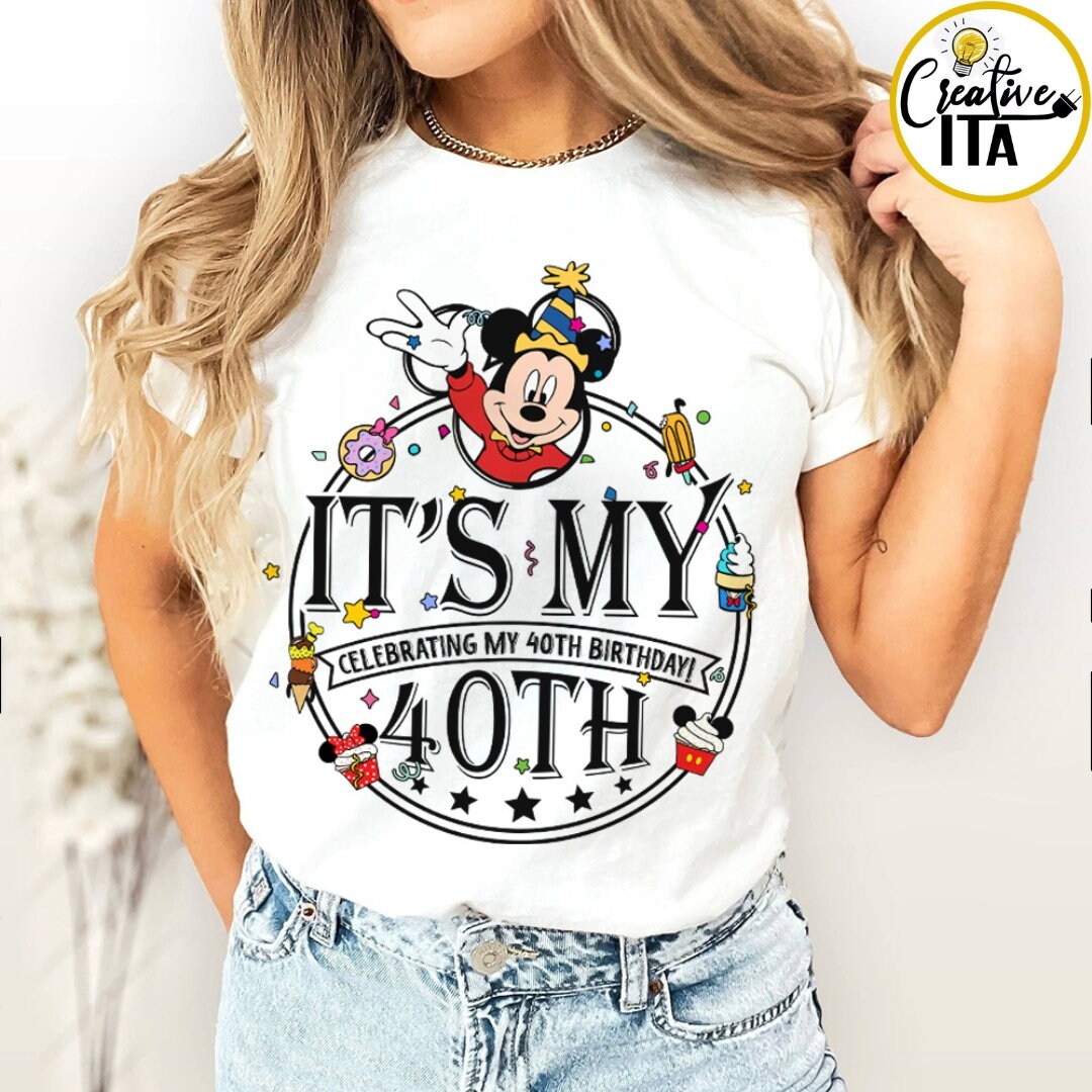 Mickey and Friends Disney Birthday Celebration Shirt