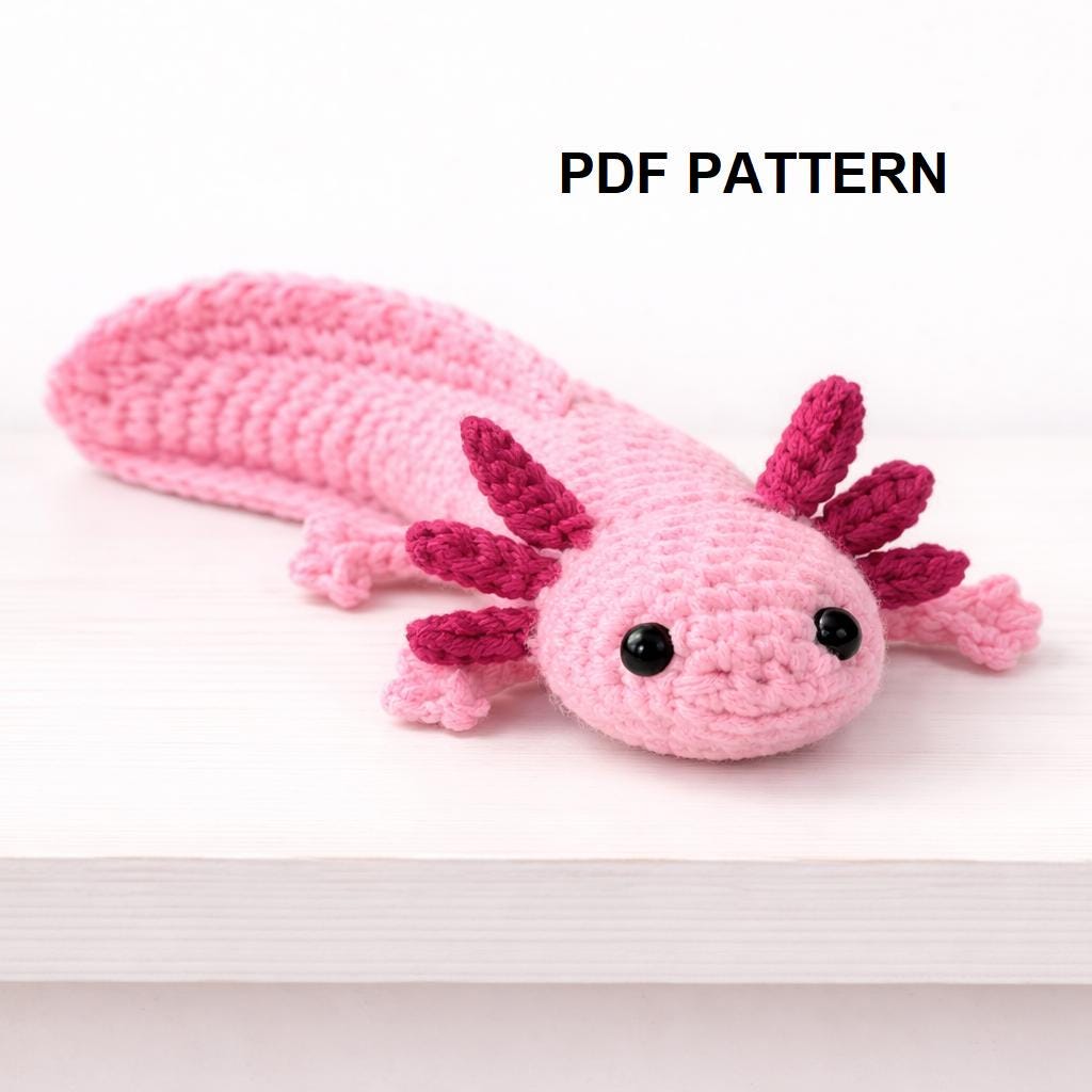 No-Sew Axolotl Crochet