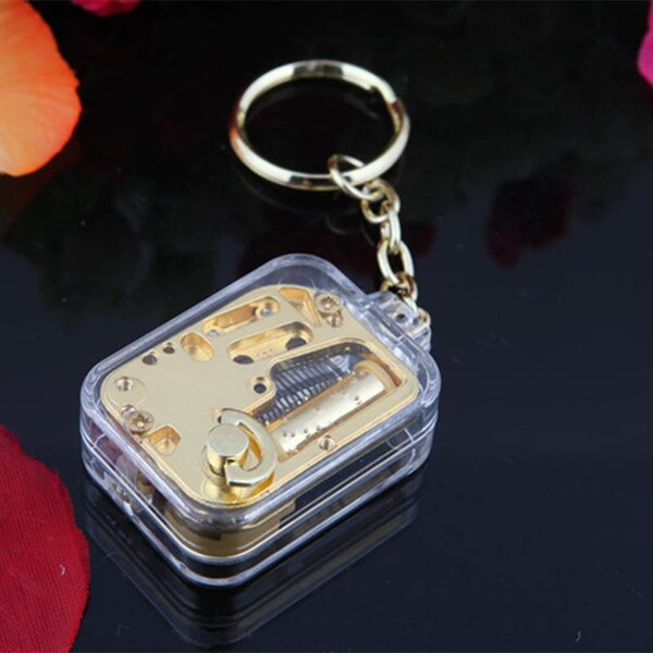 Music Box Keychain Etsy
