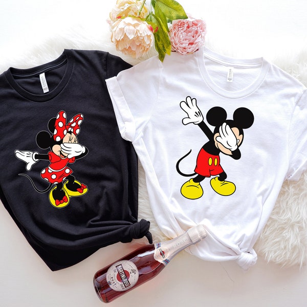 Dabbing Minnie Sweatshirt, Dabbing Mickey sweatshirt, Minnie Ears shirt, Mickey Ears Shirt, Disneyworld Sweatshirt,Disneyland Family Shirts