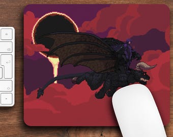 Alfombrilla de ratón rectangular de Berserk, GRIFFITH, ZODD, Pixel Art, Alfombrilla de ratón de anime, Regalo de anime, Manga de Berserk, Regalo para él, Estética, Halloween