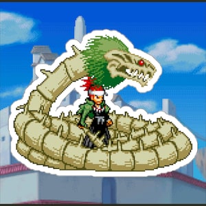 Shinigami Anime Pixel Art Sticker - Kiss-Cut Sticker