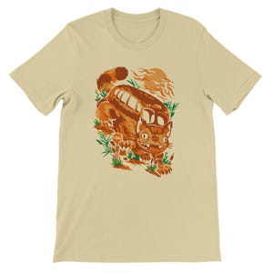 Camiseta de anime pixel CatBus, camiseta vintage, camiseta de anime, regalo para amigos, otaku, camiseta pixel art - Camiseta unisex