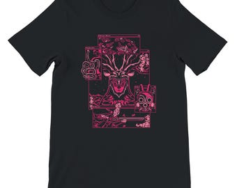 Camiseta Mononoke Pixel Art - Camiseta vintage, Princesa Mononoke, Hayao Miyazaki, Otaku, Camiseta Pixel Art, Camiseta de anime - Camiseta unisex