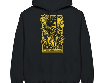 Sudadera con capucha de Vivi Ornitier de Final Fantasy - Pixel Art, Fanart, El Mago, Cartas del Tarot, Videojuego, Regalo para Gamer - Sudadera unisex