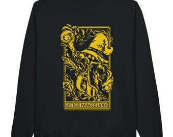 Sudadera de Final Fantasy Vivi Ornitier, Pixel Art, El Mago, Carta del Tarot, Sudadera de videojuego, Regalo para gamers, Halloween, Navidad