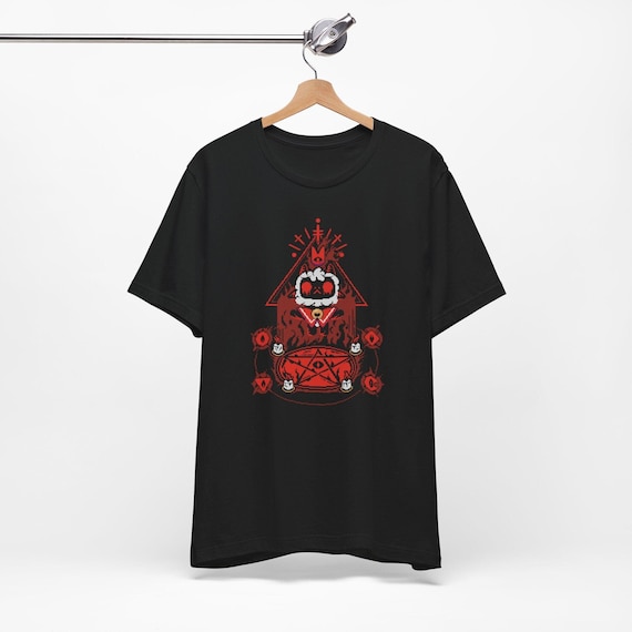 Cult Of The Lamb Pixel Shirt, Indie Game Shirt, Lamb Game Shirt, Video Game 2024 Shirt, Gift For Gamer, Pixel Art Tshirt - Unisex T-shirt