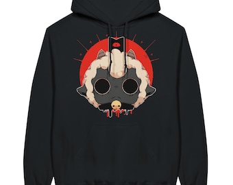 Sudadera con capucha de Cult of the Lamb Pixel Art, sudadera con capucha de juego indie, sudadera con capucha de Lamb Game, regalo para gamer, The Lamb, sudadera con capucha de Pixel Art - Sudadera unisex para adultos