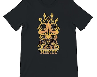 Camiseta de píxeles de Heket Cult of the Lamb, camiseta de juego indie, camiseta de Lamb, camiseta de videojuego, regalo para gamer, camiseta de pixel art, camiseta unisex
