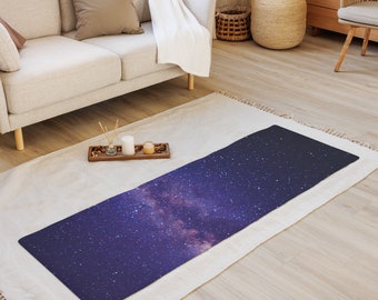 Celestial Cosmos Cosmic Space Starry Night Space Sky Yoga Mat Exercise Mat Healthy Gifts for Her Yoga Gifts for Yoga Lovers Fitness Gifts