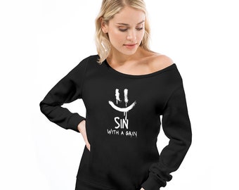 Custom Top for the Bestie! Shinedown Fan Girl Women's Off The Shoulder Top Women's Sweatshirt Perfectly Gifted for Rockband Lovers
