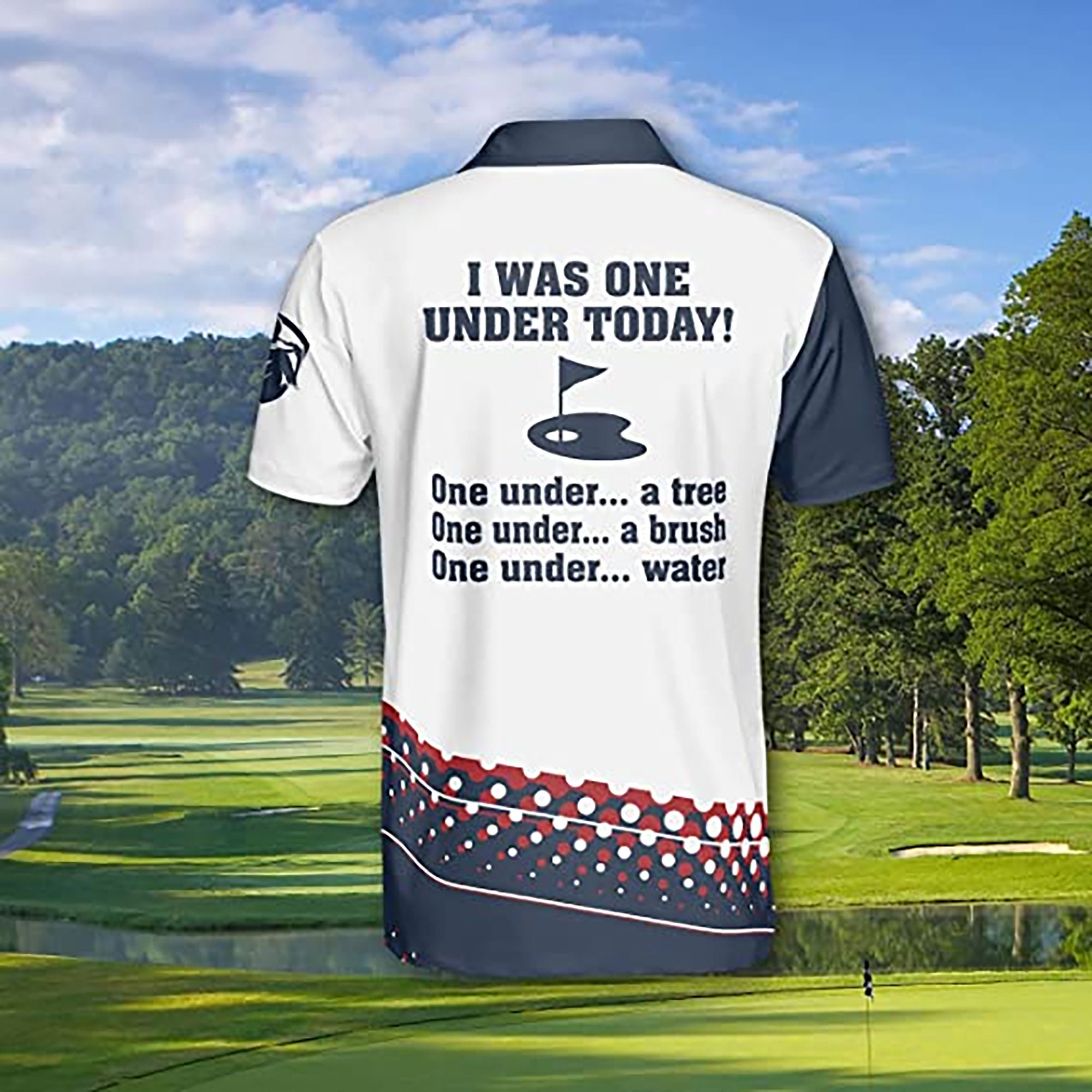 Discover I was One Under Today Golf Shirt, Funny Golf  Polo Shirt