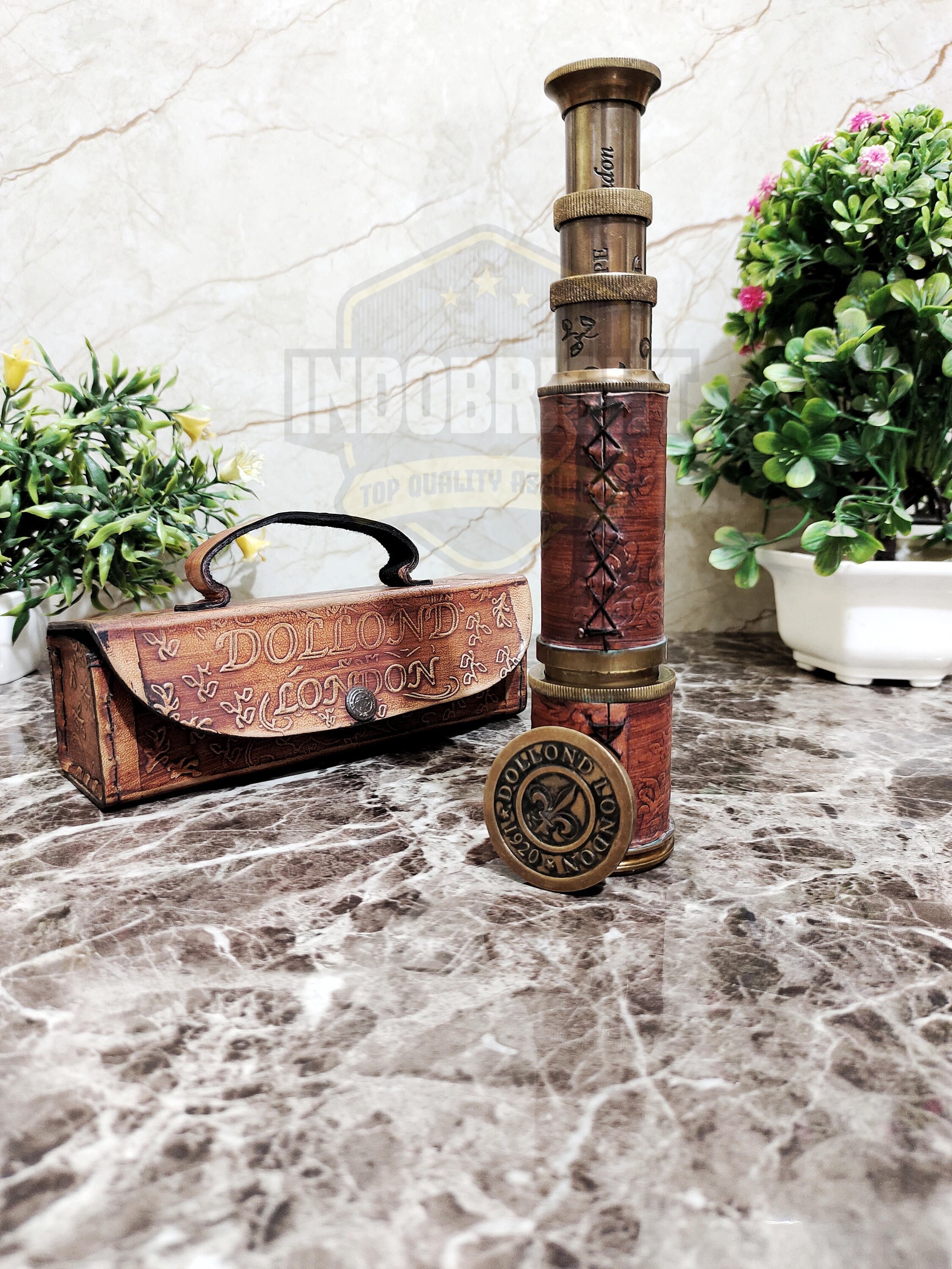 Antique Telescope, Unique Vintage Telescope, Corporate Gift, Groomsmen  Gift, Mens Gift, Fathers Day Gift, Gift for Him, Christmas Gift 