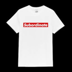 Ondergeschikte grappig T-shirt