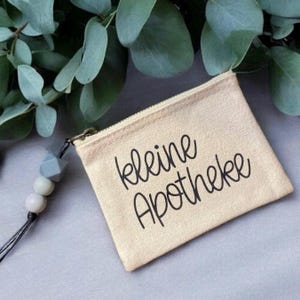 Kleine Apotheke | Täschchen für Medikamente, Pflaster, Notfallset etc. | Tasche mit Reißverschluss | Kinderapotheke