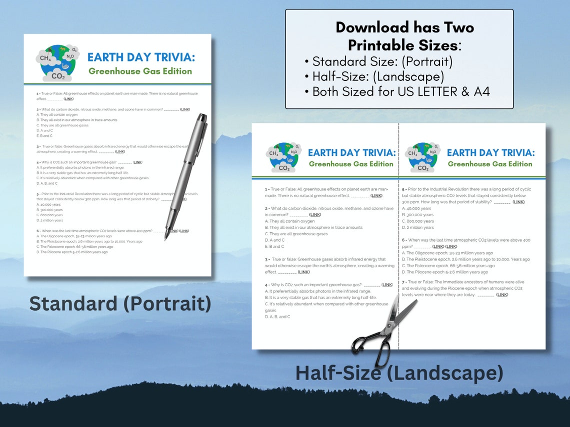 Earth Day Trivia Game Greenhouse Gases Climate Change Classroom Climate ...