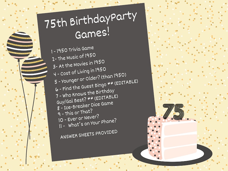 75th Birthday Party Games Editable Born In 1950 Games Bundle Seventy 75th-birthday-party-games-editable-born-in-1950-games-bundle-seventy