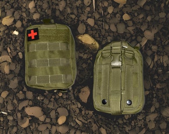 Compact Field First Aid Kit – Tactical IFAK, Fully Stocked