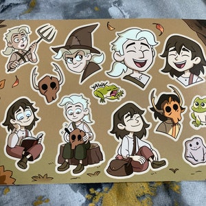 Philip and Caleb Wittebane Sticker sheet - The Owl House