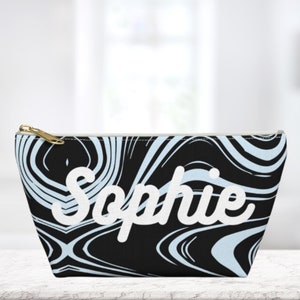 Personalized Name Makeup Bag, Personalized Makeup Bag Graduation, Personalized Makeup Bags For Women, Bridesmaid Personalized Makeup Bag