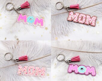 Custom Keychain For Mom, Mother's Day Keychain, Mother's Day Gifts, Gifts For Mom, Mom Keychain Gift, Mom to Be Gifts, Mother's Day Gift