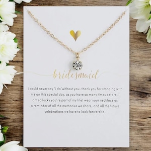 Bridesmaid Proposal Necklace, Bridesmaid Necklace Gift, Bridesmaid Proposal Gifts, Bridesmaid Proposal Gift Set, Jewelry Gifts For Her