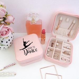 Personalisierte Tanz Schmuckschatulle, Tänzerin Schmuckschatulle, personalisierte Schmuckschatulle für Frauen, personalisierte Reise Schmuckschatulle, Geschenke für Tänzer