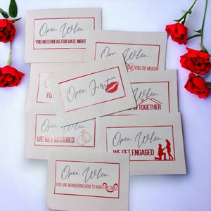 Open When Letter Labels, DIY Anniversary Gifts (PDF Pattern)