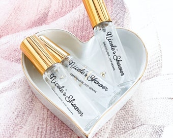 Personalisierte Reise Parfüm Sprühflasche, Brautjungfer Geschenke, Glasflasche Set