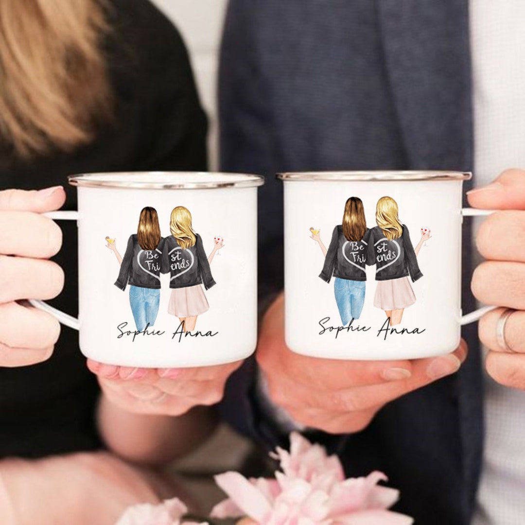 Personalized Best Friends Mug Custom Best Friends Mug Personalized Best