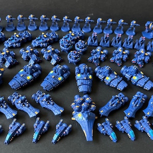 Twilight Imperium Human Federation Custom Fleet