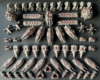 Soportes De Flota | 6 Piezas De 3.661 In | Patas De Acero Y Patas De Goma | Compatible Con Twilight Imperium 4, TI4 Codex, Eclipse: 2nd Dawn Para The Galaxy