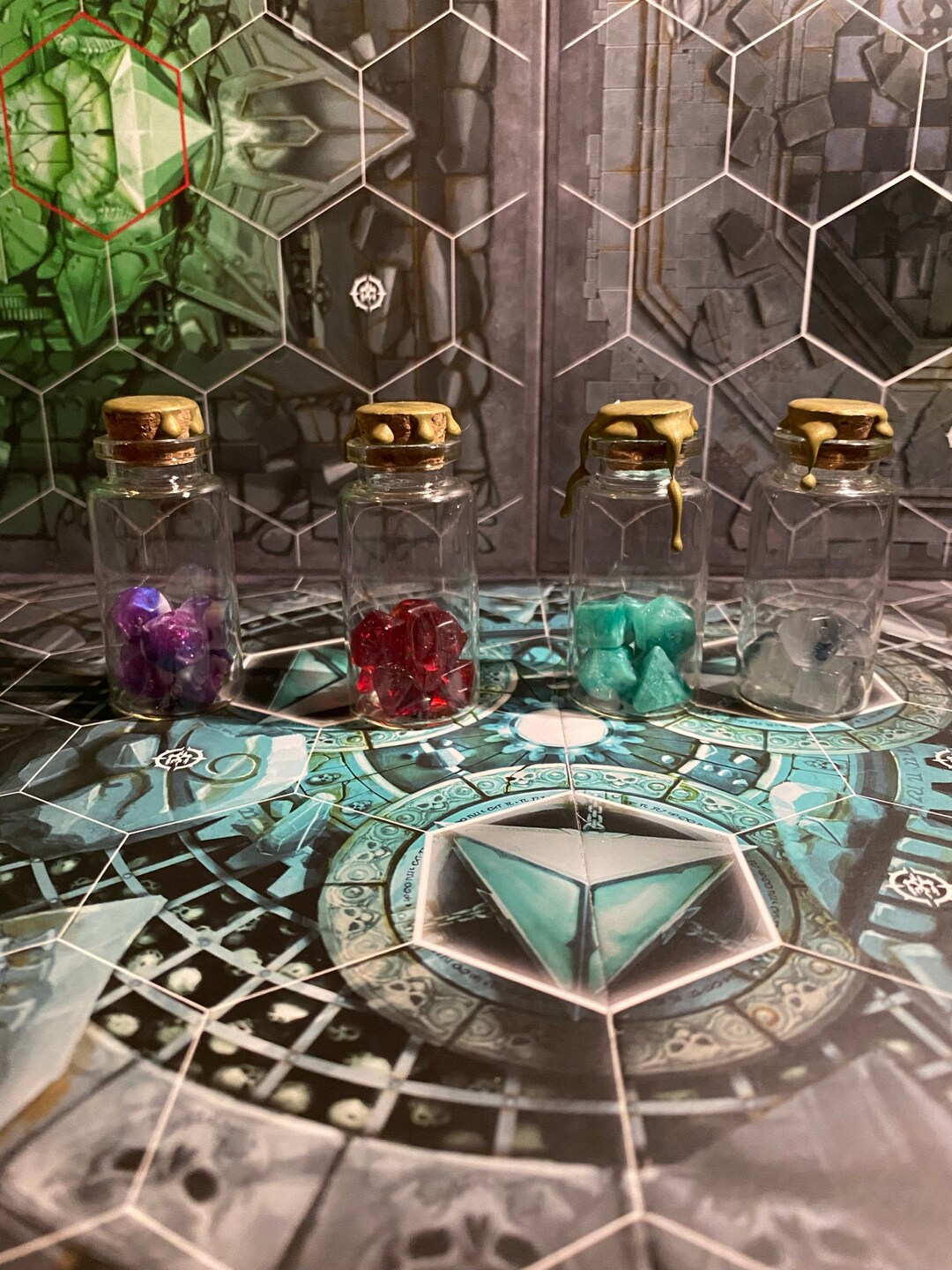 Mini Dice Potion Bottles Etsy