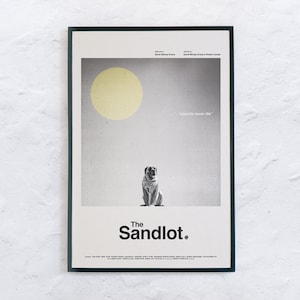 The Sandlot Movie Poster - Mid-century inspired