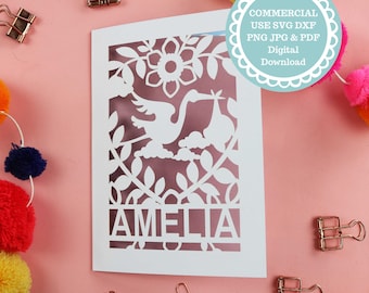 New Baby Card SVG File for Cricut