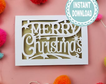Cricut Christmas Card SVG