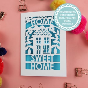 Nouveau SVG pour la maison pour la fabrication de cartes Cricut